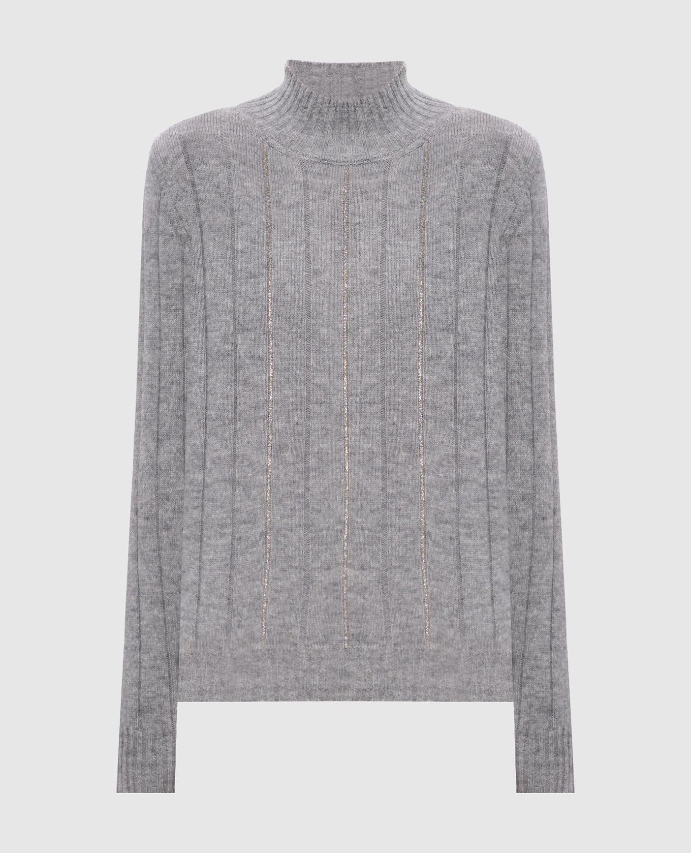 Серый свитер из шерсти, шелка и кашемира, Свитера
Серый свитер из шерсти, шелка и кашемира, Свитера