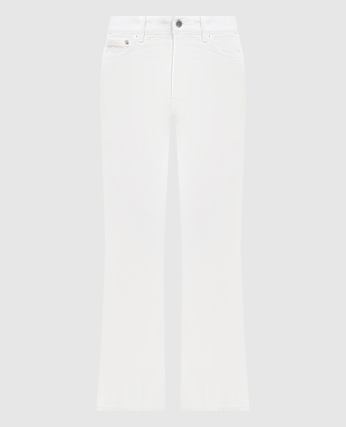 Белые джинсы клеш с патчем логотипа, Белый, Джинсы клеш
Белые джинсы клеш с патчем логотипа, Белый, Джинсы клеш