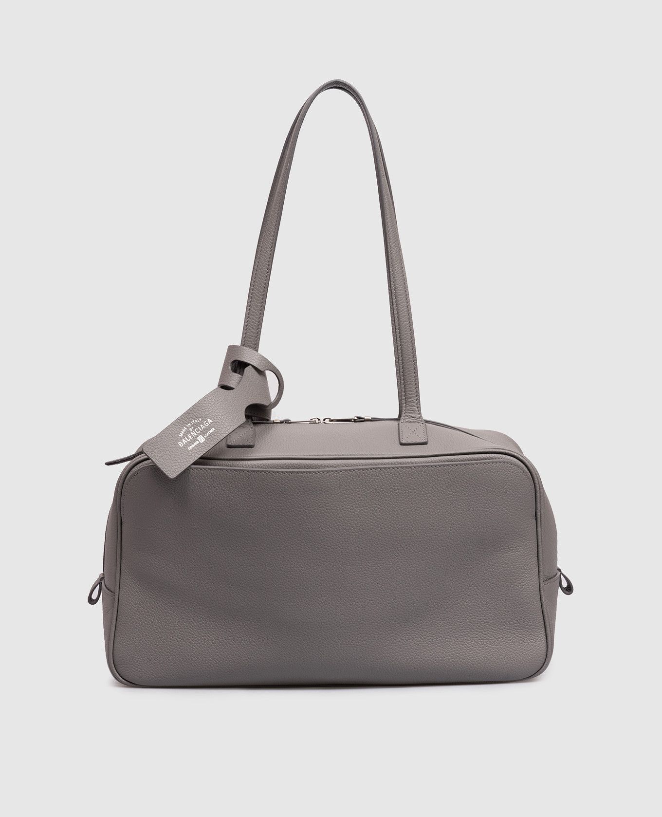 Серая кожаная сумка-тоут Carrie, Серый, Сумки на плечо
Серая кожаная сумка-тоут Carrie, Серый, Сумки на плечо