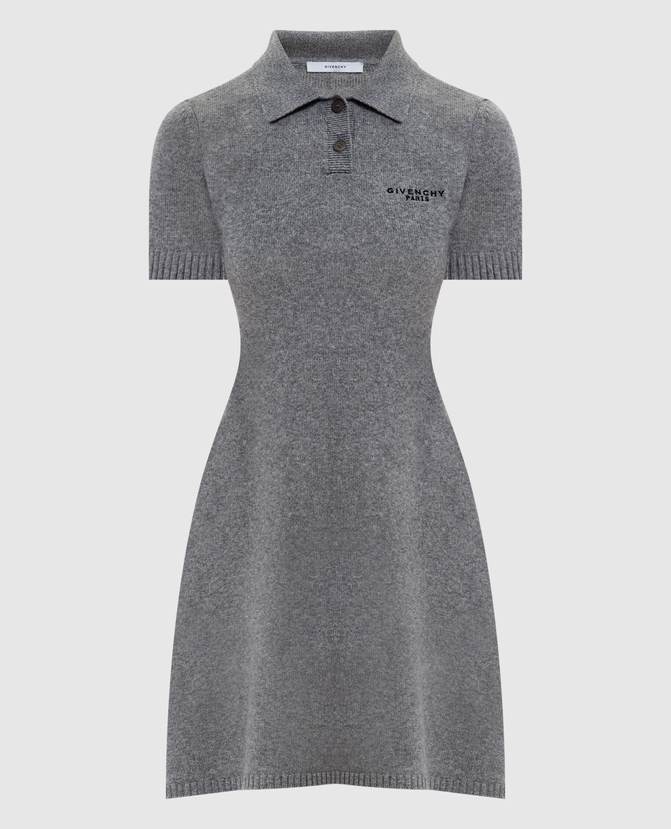 Серое платье-поло из шерсти и кашемира с логотипом, Серый, Повседневные платья
Серое платье-поло из шерсти и кашемира с логотипом, Серый, Повседневные платья