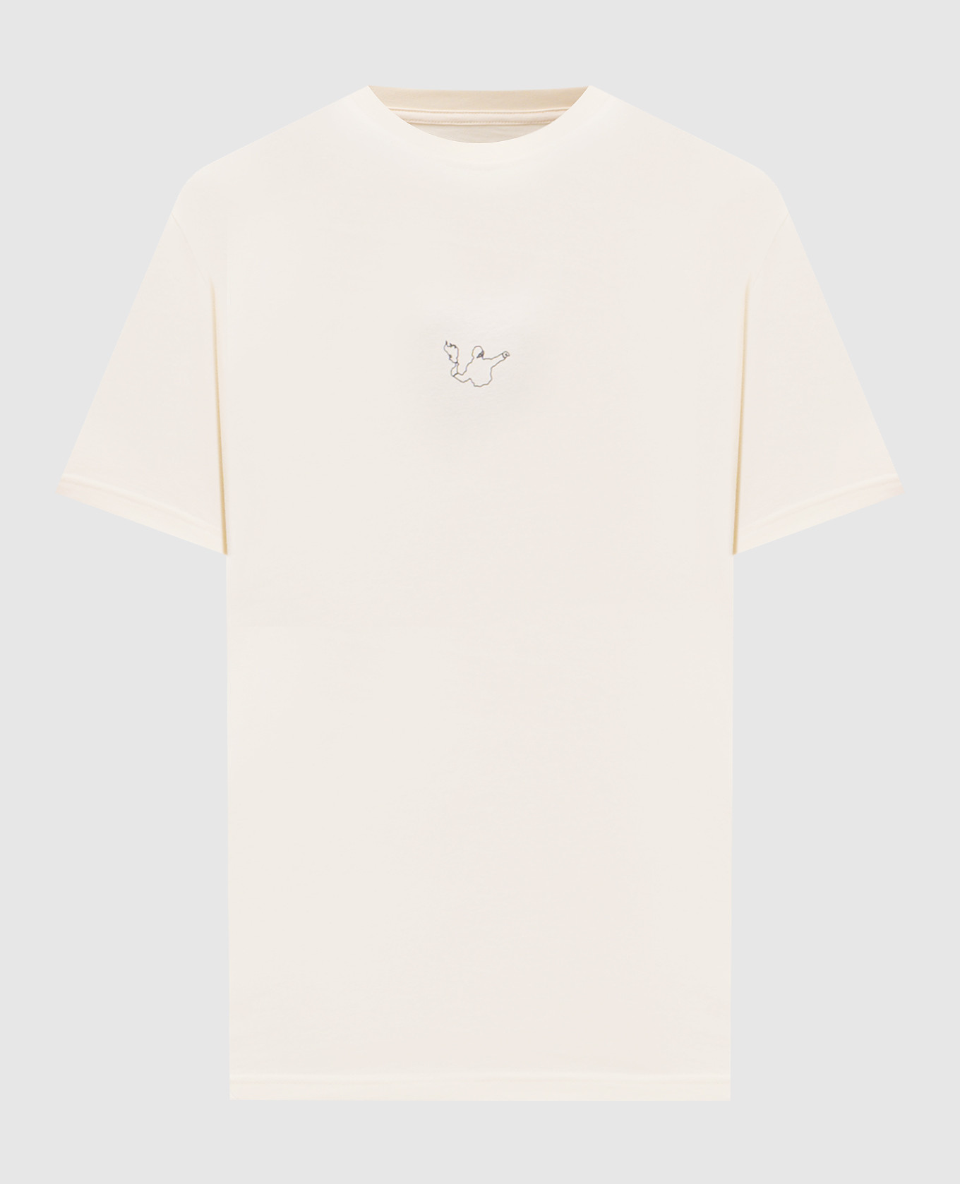 Бежевая футболка RD-Emplacement, Бежевый, Футболки 
Бежевая футболка RD-Emplacement, Бежевый, Футболки