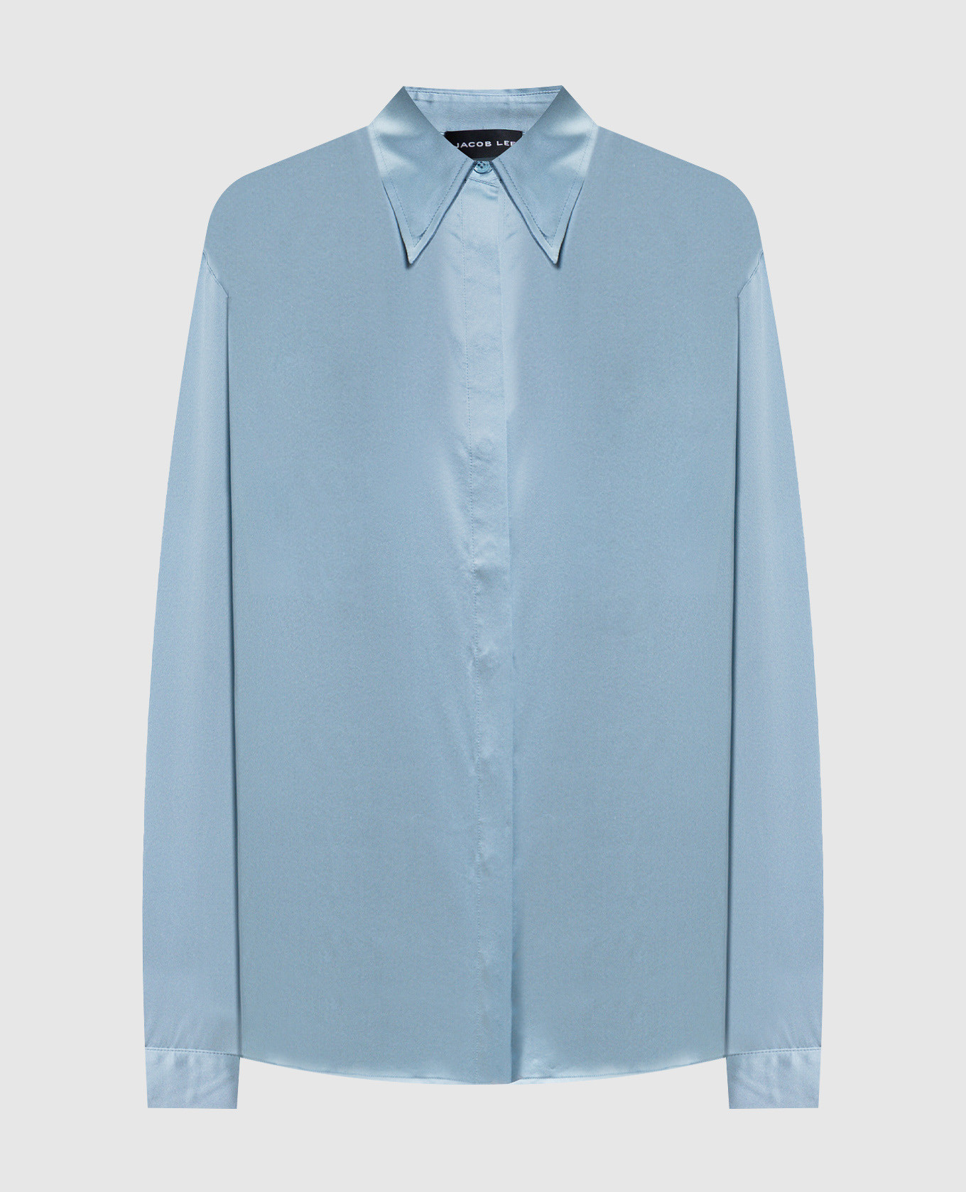 Синяя блуза из шелка, Синий, Блузы
Синяя блуза из шелка, Синий, Блузы