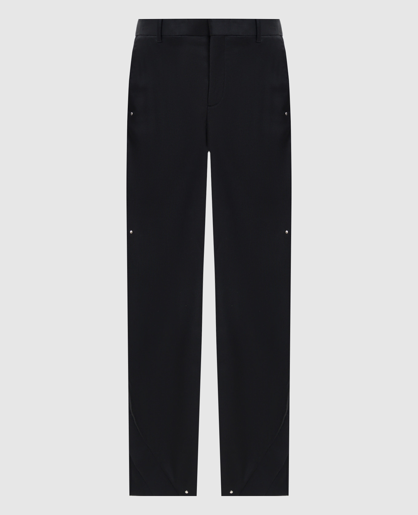 Черные штаны Derby из шерсти, Черный, Прямые брюки
Черные штаны Derby из шерсти, Черный, Прямые брюки