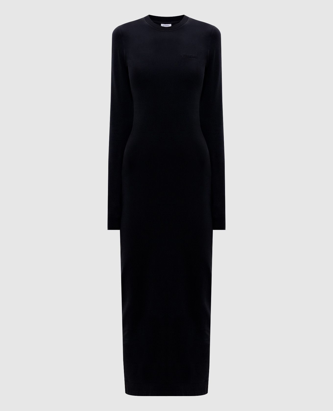 Черное платье с вышивкой логотипа, Черный, Повседневные платья
Черное платье с вышивкой логотипа, Черный, Повседневные платья