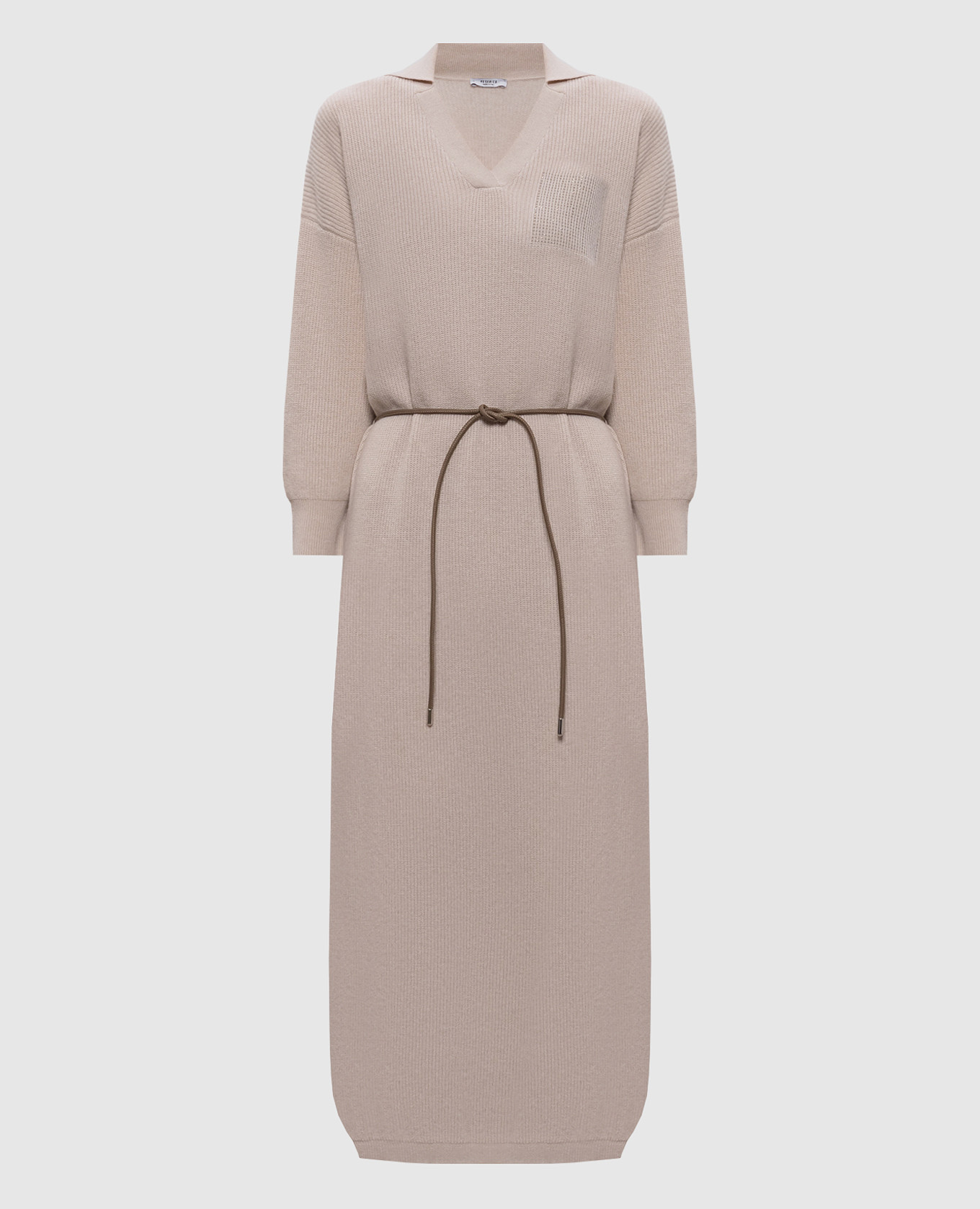 Бежевое платье миди из шерсти, шелка и кашемира, Бежевый, Повседневные платья
Бежевое платье миди из шерсти, шелка и кашемира, Бежевый, Повседневные платья