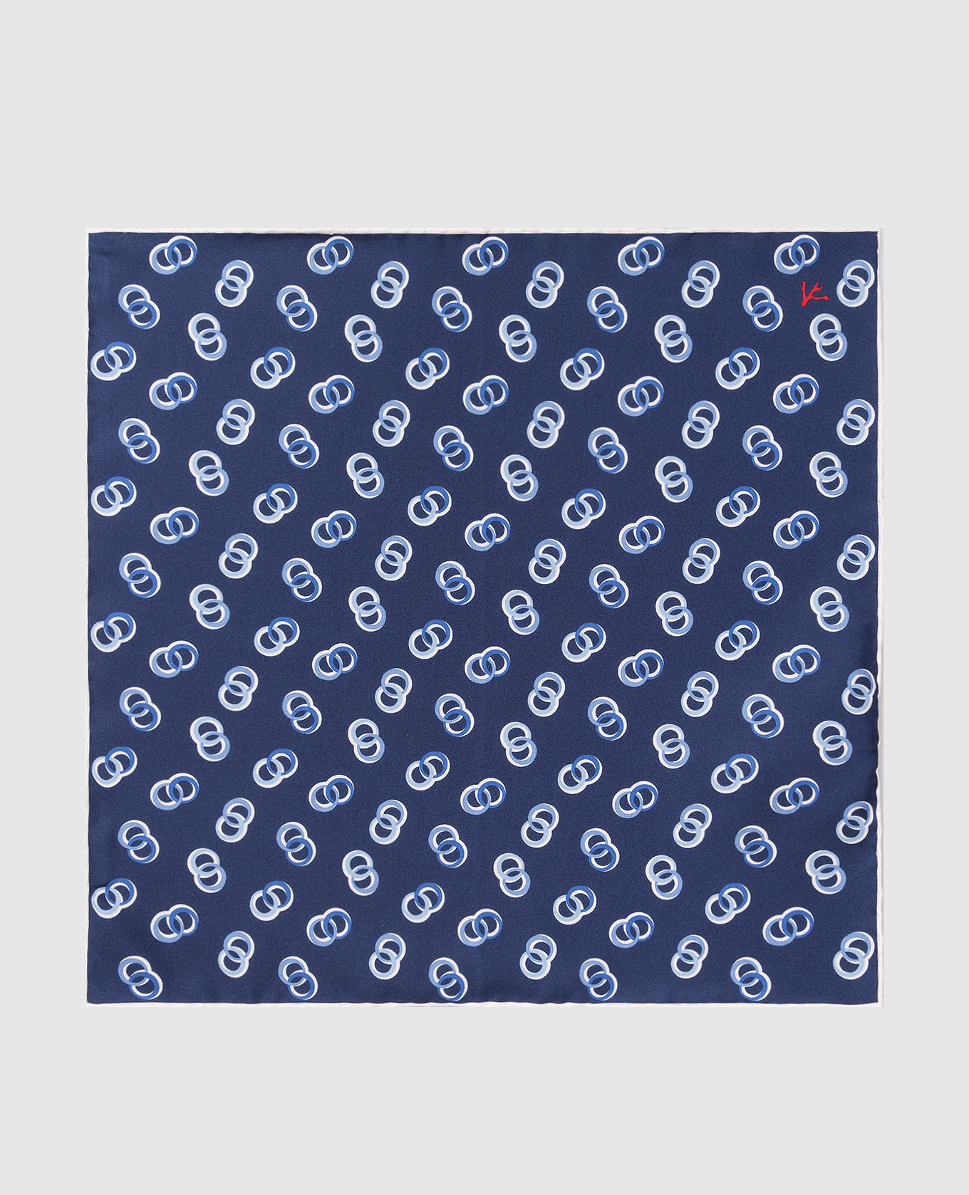 Синий платок-паше из шелка, Платки
Синий платок-паше из шелка, Платки