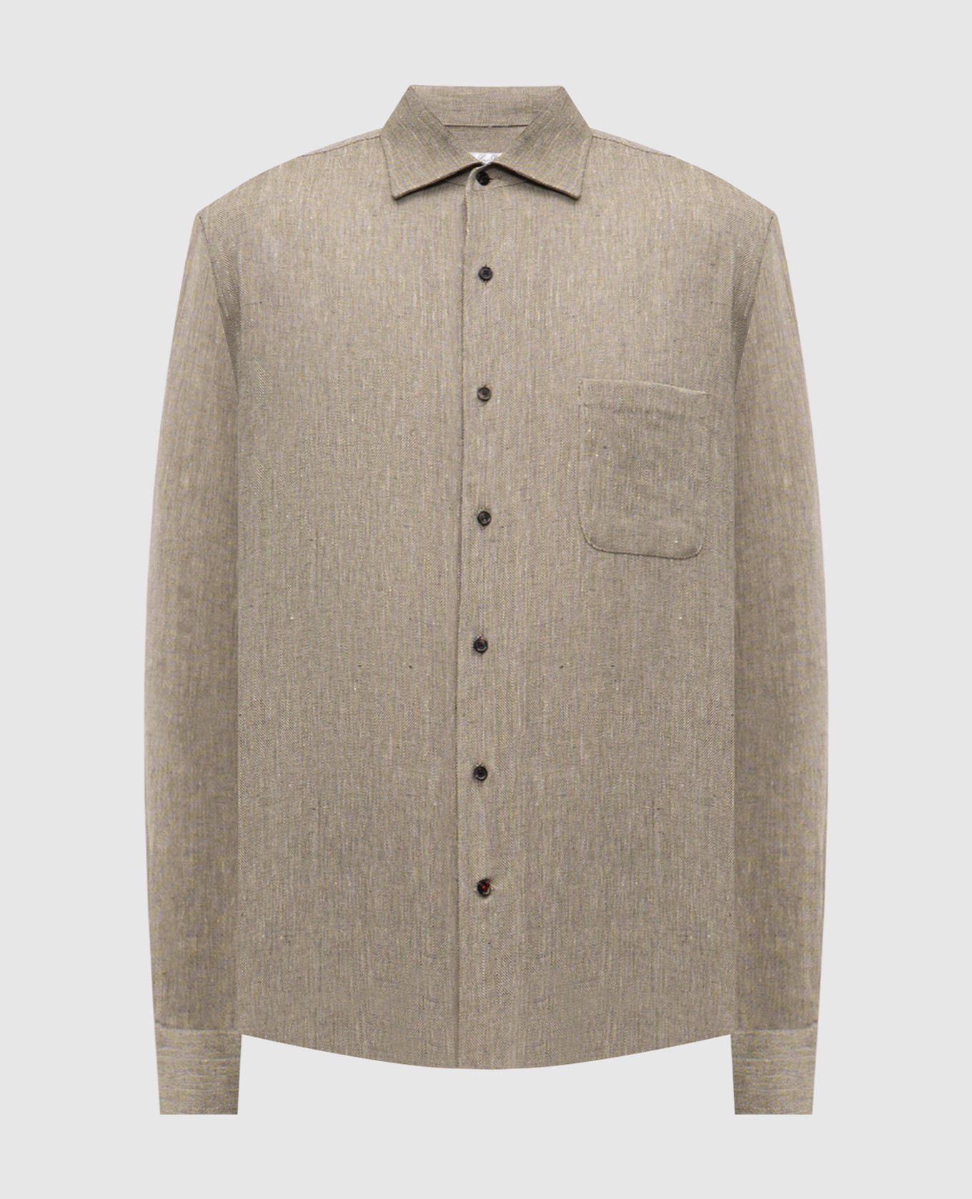 Коричневая рубашка из льна, Коричневый, Рубашки
Коричневая рубашка из льна, Коричневый, Рубашки