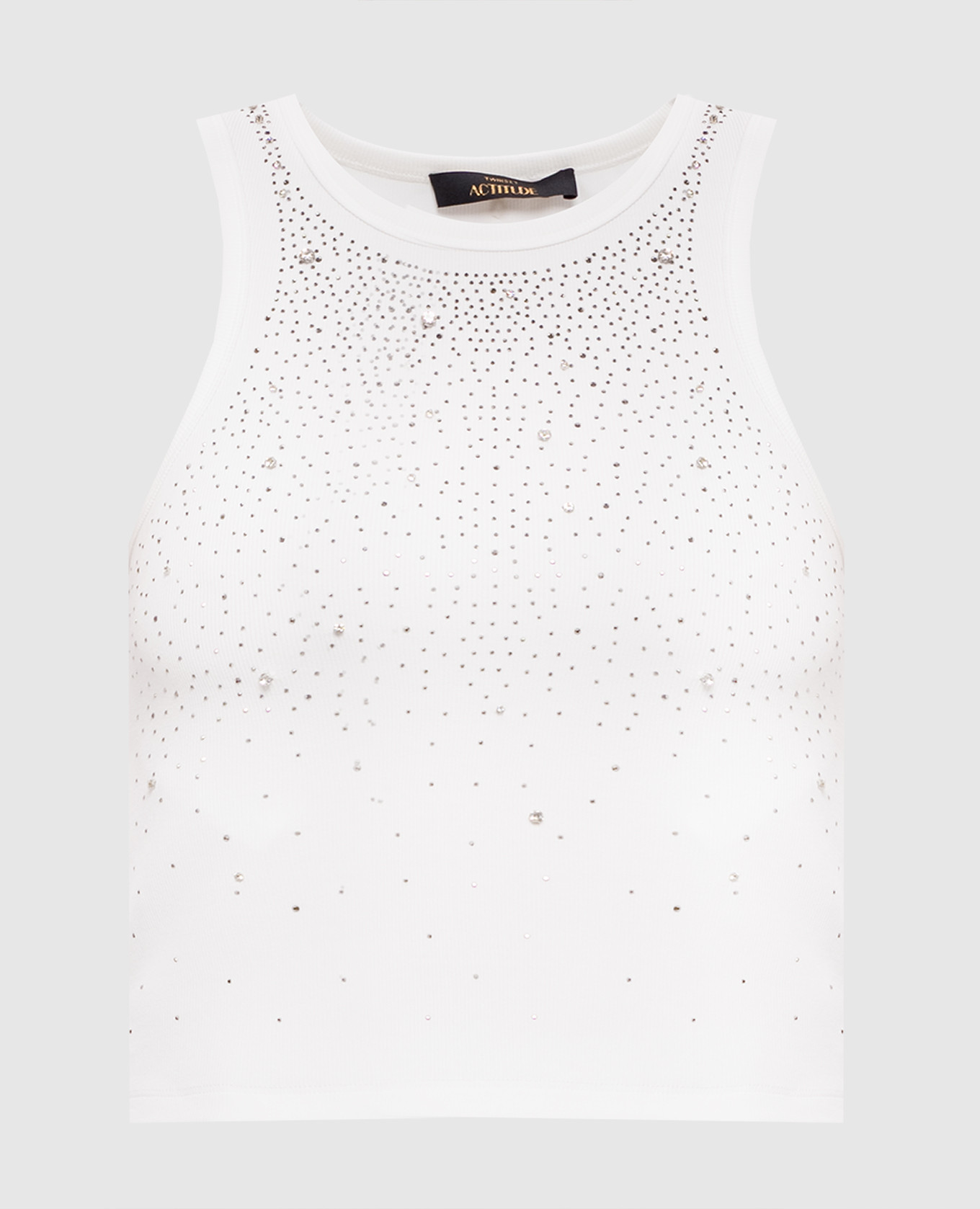 Белый топ с кристаллами, Топы
Белый топ с кристаллами, Топы