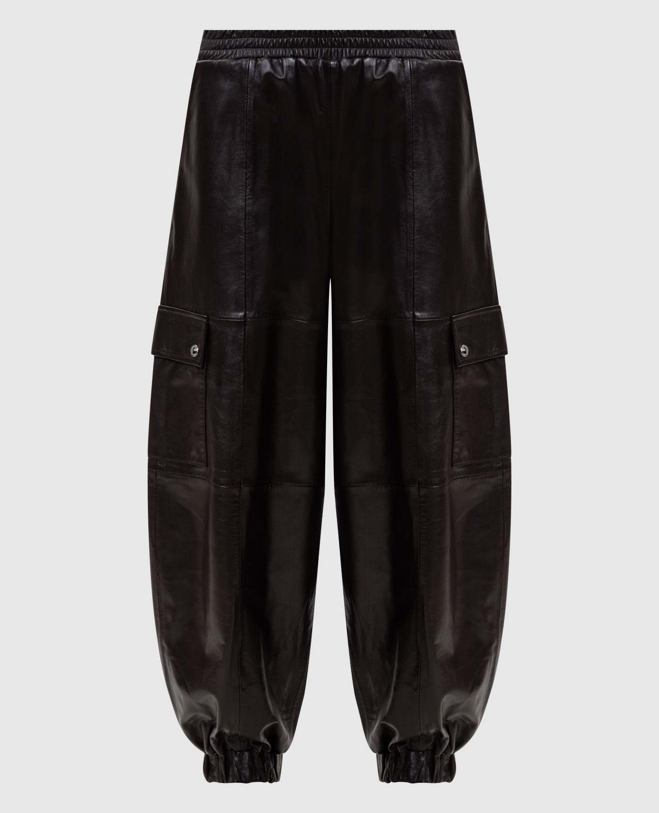 Коричневые кожаные брюки джогеры-карго, Коричневый, Брюки джоггеры
Коричневые кожаные брюки джогеры-карго, Коричневый, Брюки джоггеры