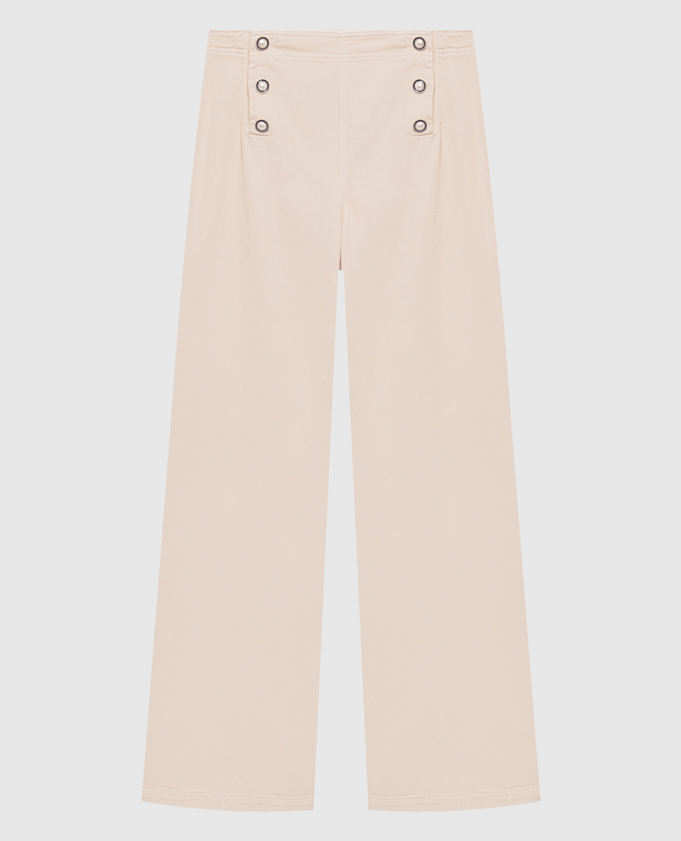 Бежевые джинсы клеш с патчем логотипа, Бежевый, Джинсы клеш
Бежевые джинсы клеш с патчем логотипа, Бежевый, Джинсы клеш