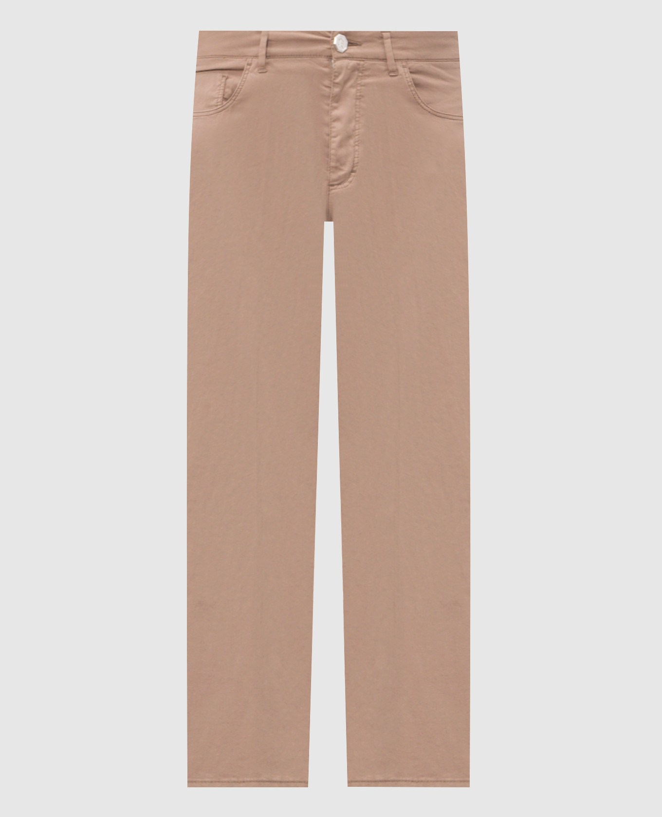 Коричневые брюки с патчем логотипа, Коричневый, Прямые брюки
Коричневые брюки с патчем логотипа, Коричневый, Прямые брюки