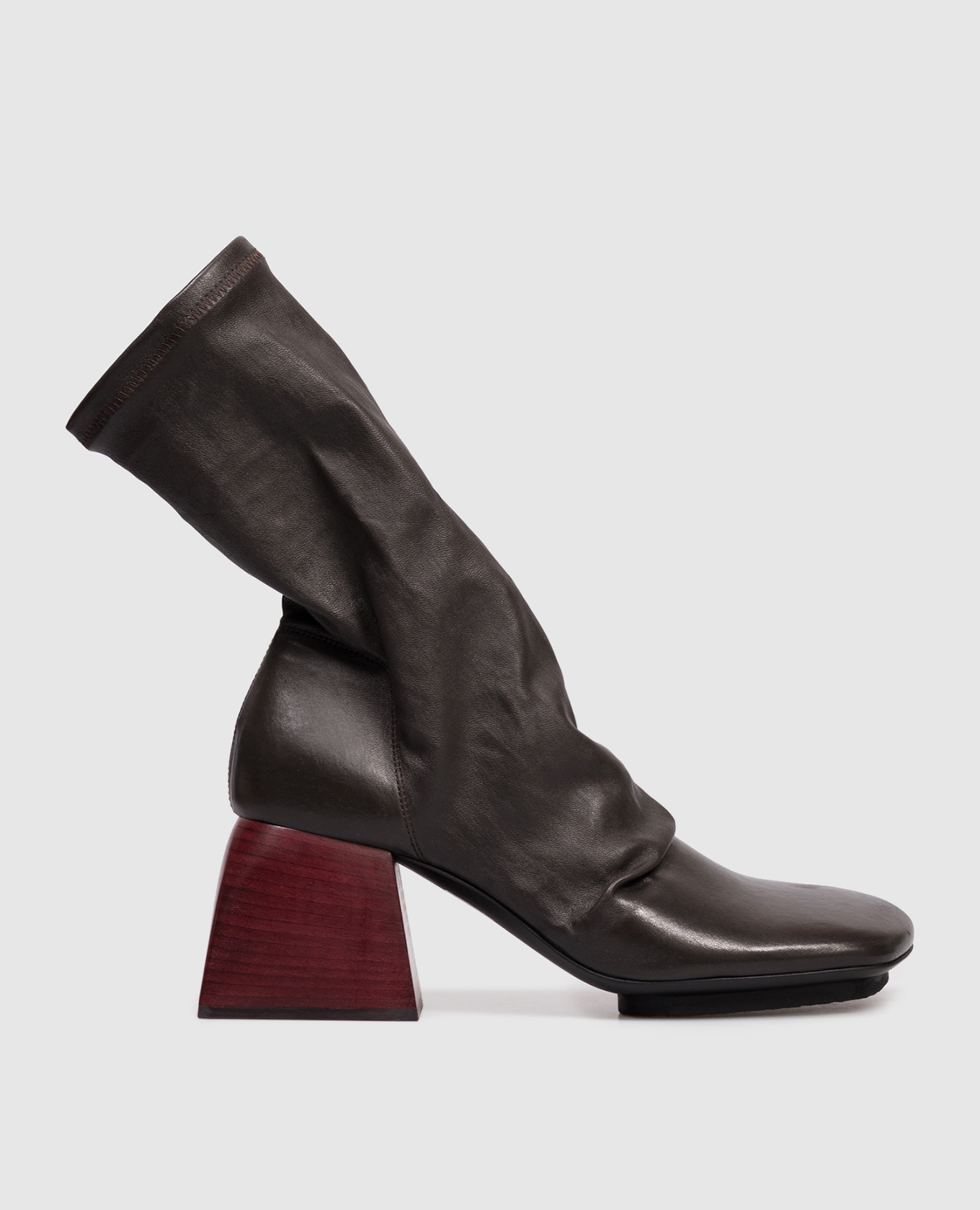 Черные кожаные ботинки, Черный, Ботильоны
Черные кожаные ботинки, Черный, Ботильоны