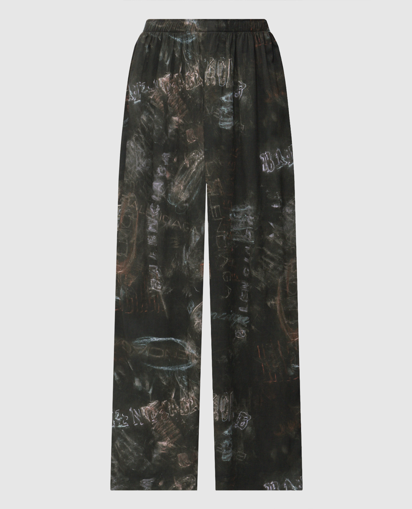 Черные брюки с принтом логотипа, Черный, Прямые брюки
Черные брюки с принтом логотипа, Черный, Прямые брюки