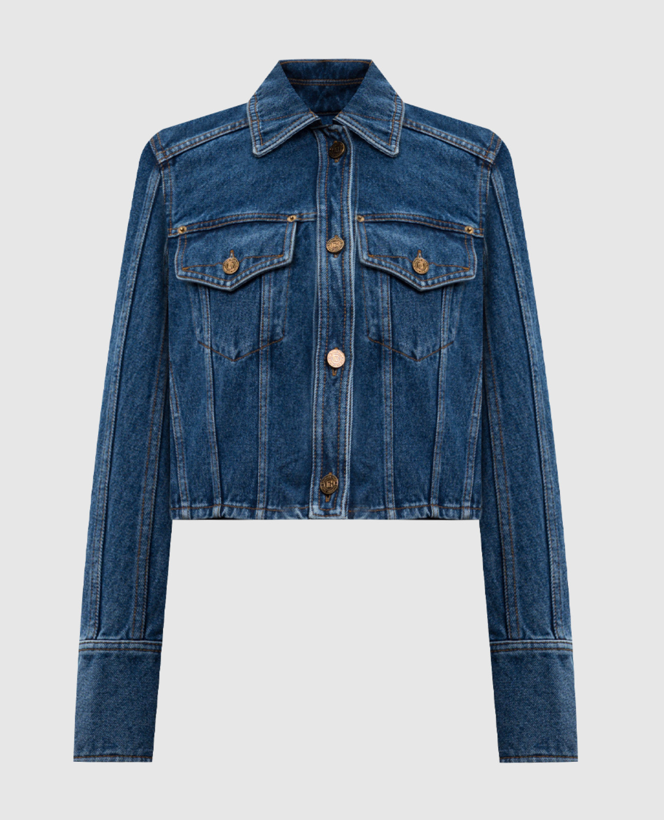 Синяя джинсовая укороченная куртка, Синий, Джинсовые куртки
Синяя джинсовая укороченная куртка, Синий, Джинсовые куртки