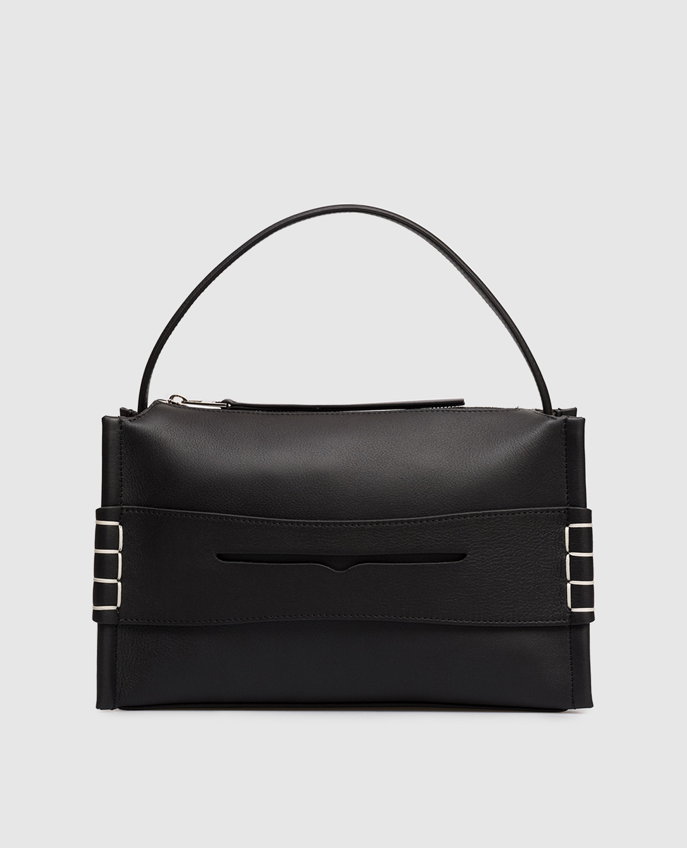 Черная кожаная сумка Loafer, Черный, Сумки через плечо
Черная кожаная сумка Loafer, Черный, Сумки через плечо