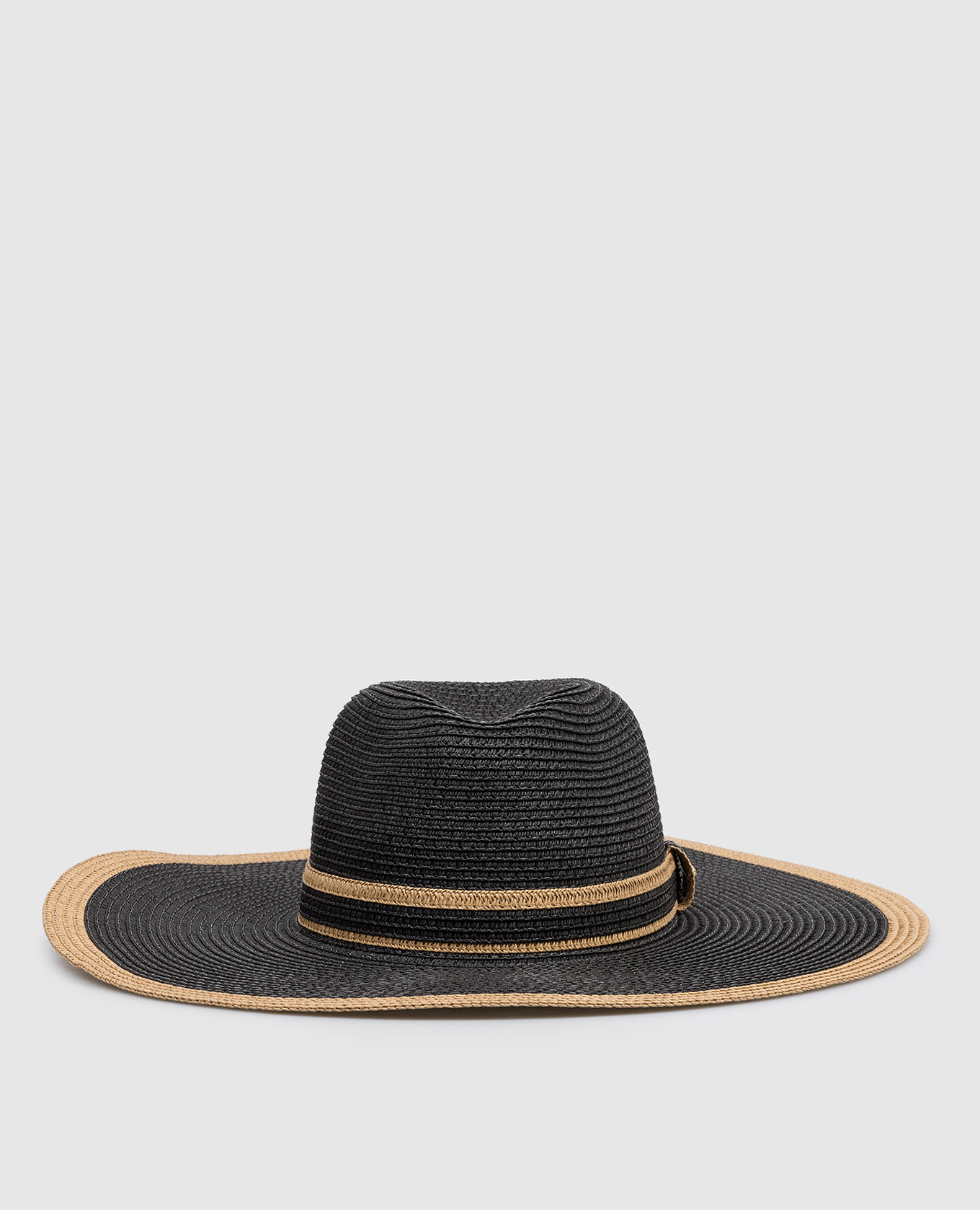 Черная шляпа с контрастным окантованием, Черный, Шляпы
Черная шляпа с контрастным окантованием, Черный, Шляпы