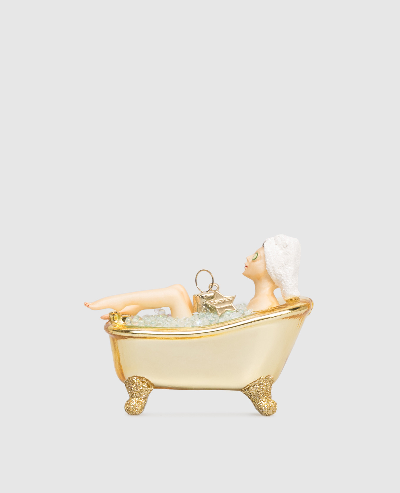 Елочная игрушка Woman in shiny gold bath, Золотистый, Елочные украшения
Елочная игрушка Woman in shiny gold bath, Золотистый, Елочные украшения
