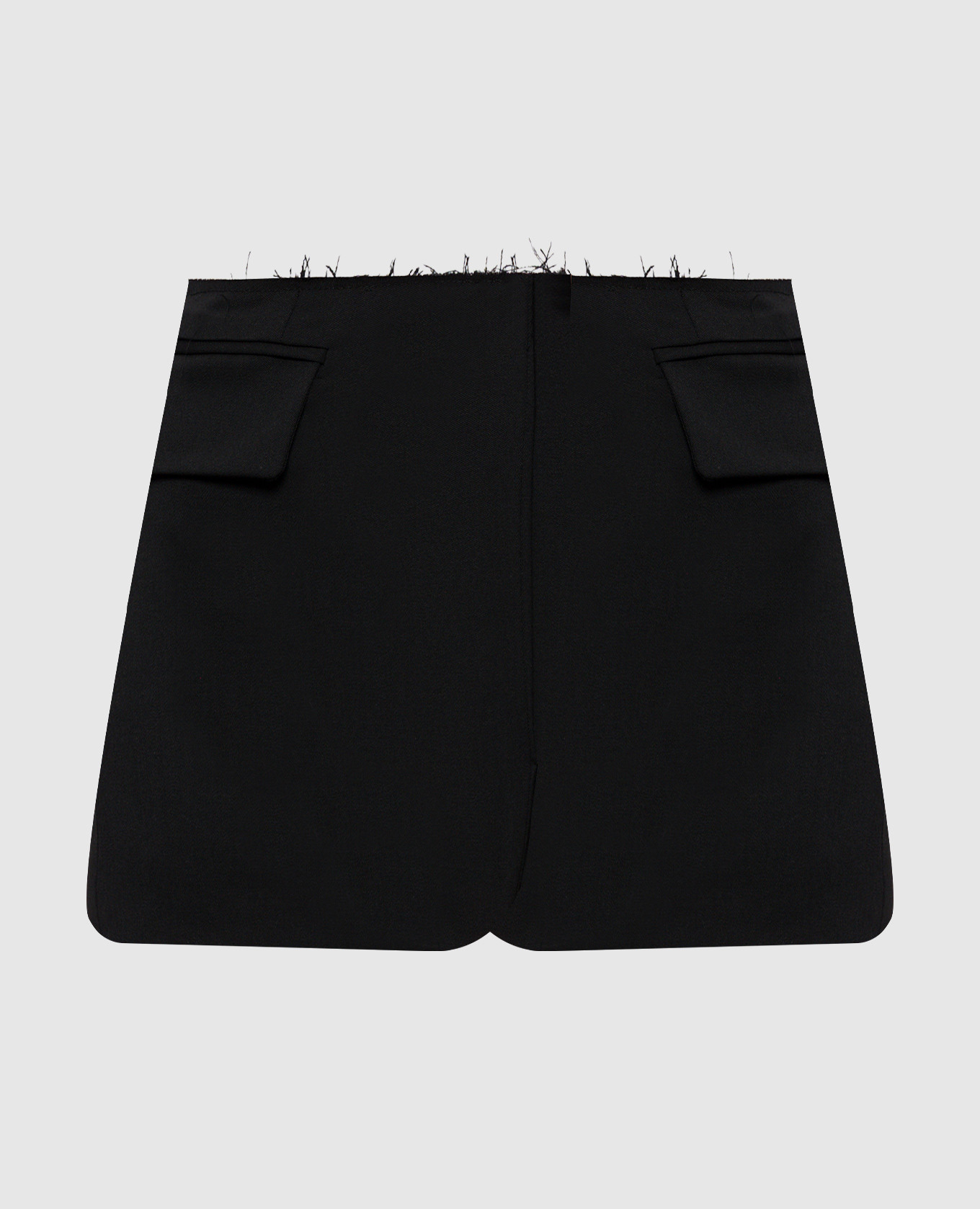 Черная юбка мини из шерсти, Черный, Юбки прямые
Черная юбка мини из шерсти, Черный, Юбки прямые