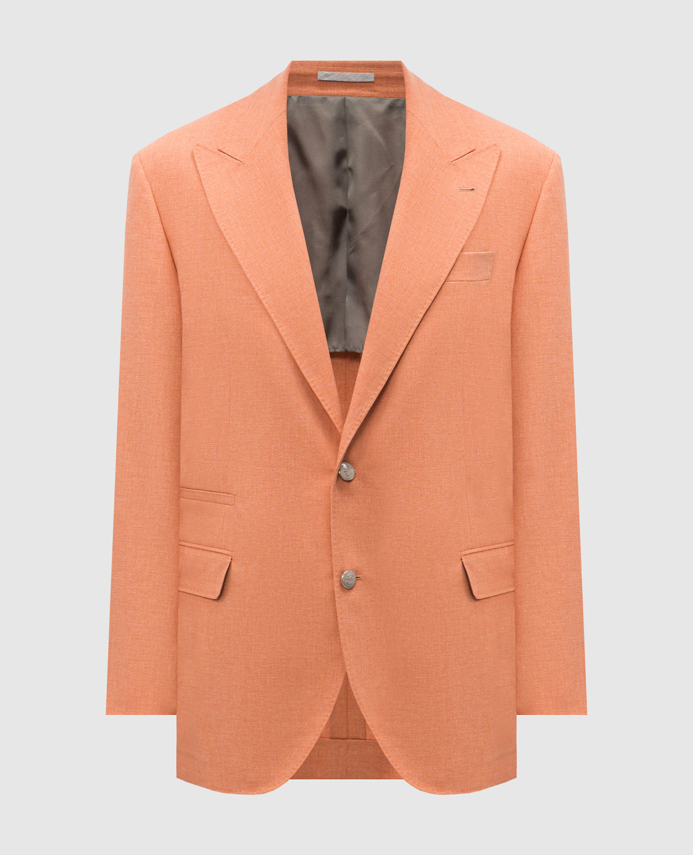 Оранжевый пиджак с шерстью и шелком, Пиджаки
Оранжевый пиджак с шерстью и шелком, Пиджаки