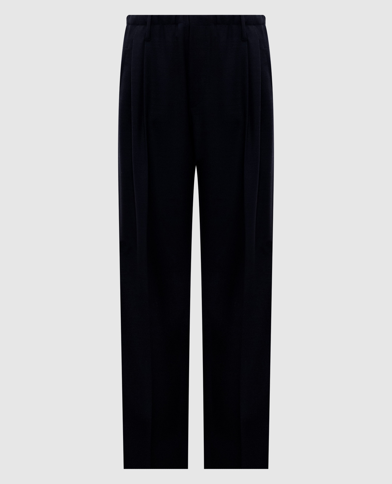 Синие брюки из шерсти, Синий, Прямые брюки
Синие брюки из шерсти, Синий, Прямые брюки