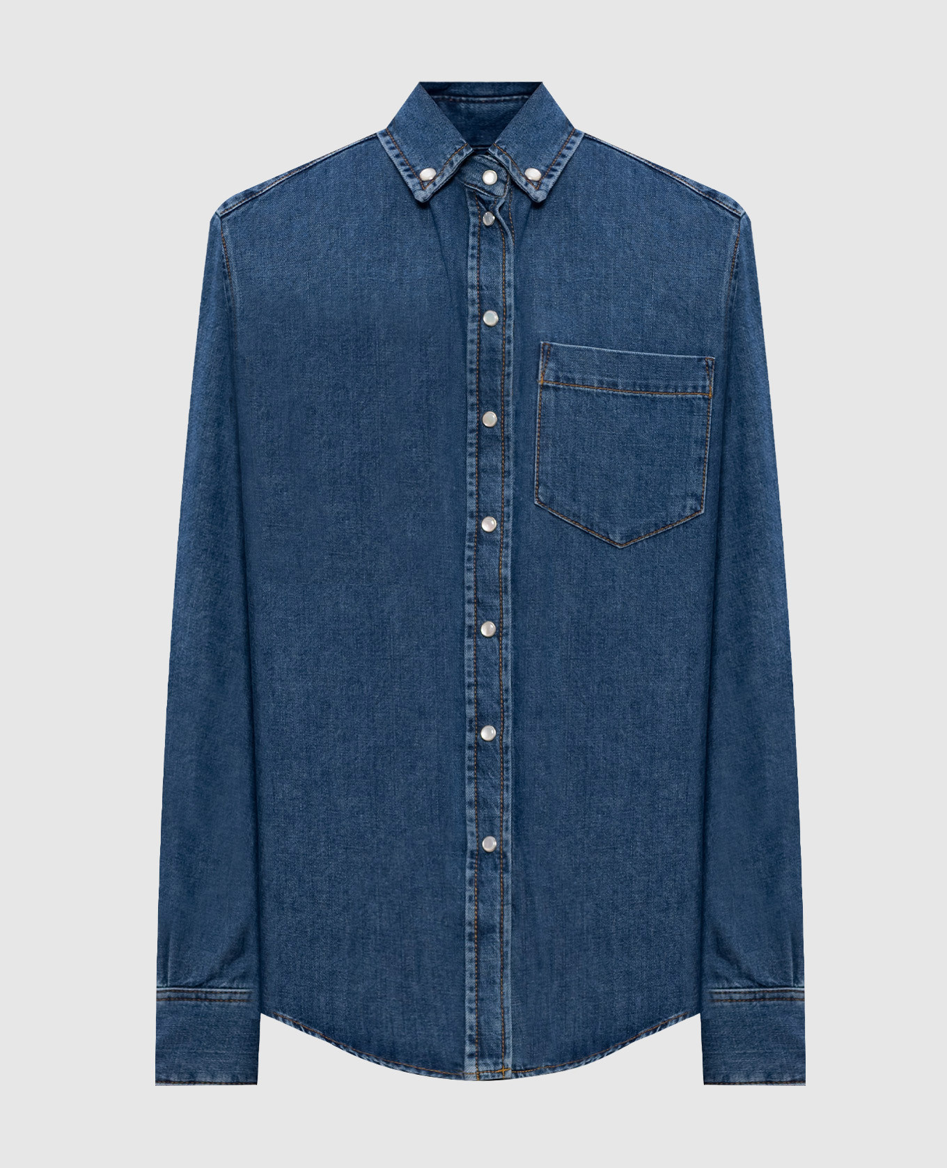 Синяя джинсовая рубашка с акцентными плечами, Синий, Рубашки
Синяя джинсовая рубашка с акцентными плечами, Синий, Рубашки