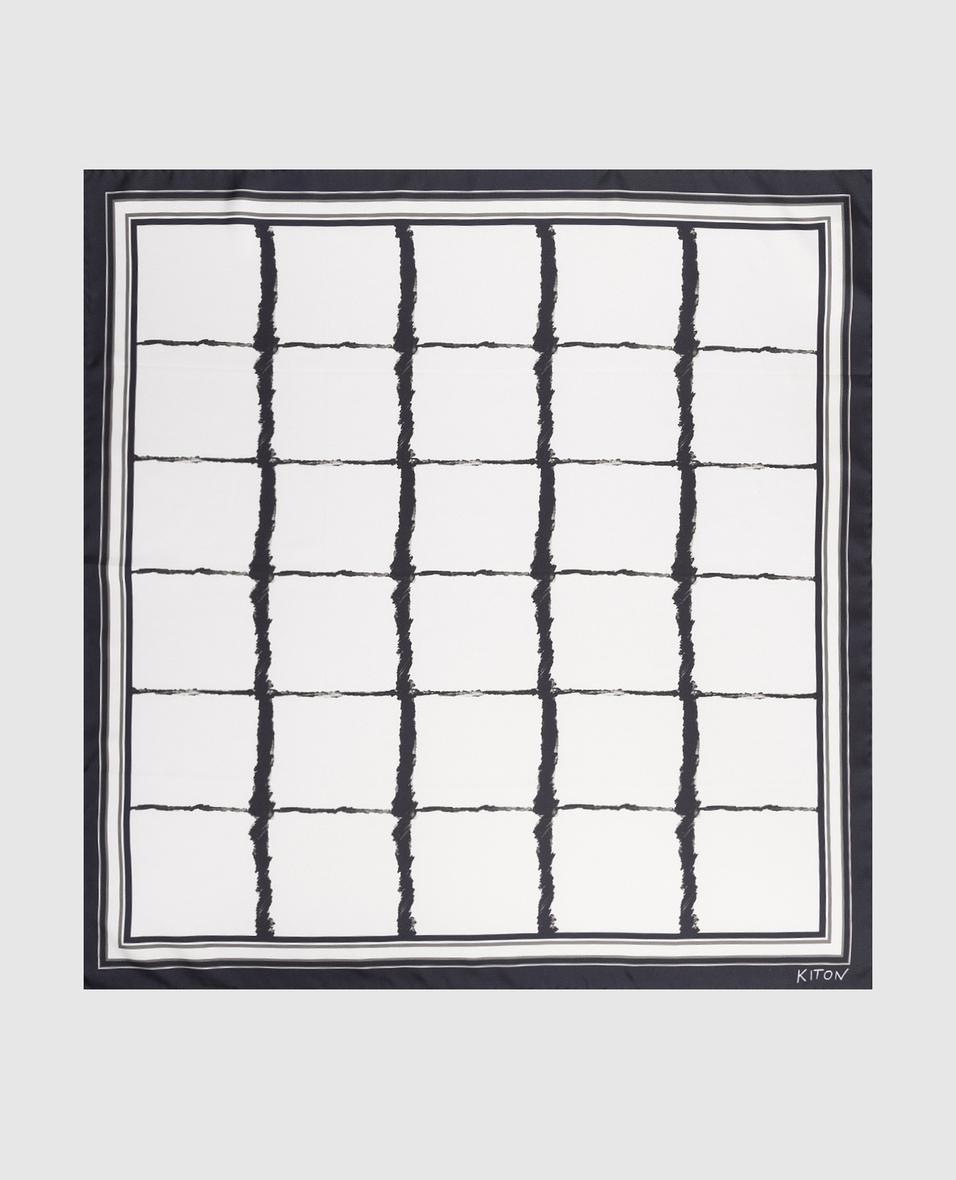 Белый платок из шелка в узор, Платки
Белый платок из шелка в узор, Платки