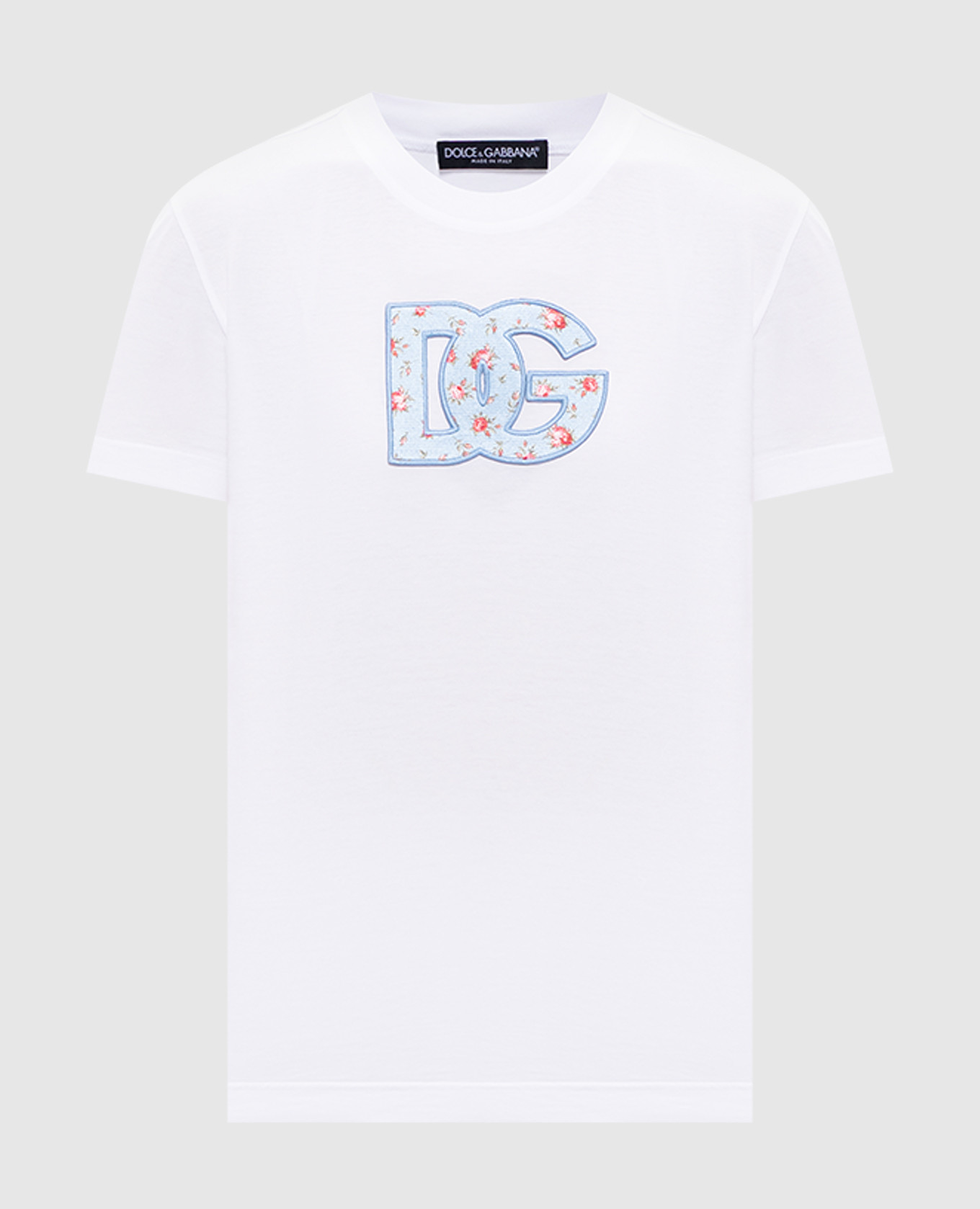 Белая футболка с монограммой DG, Белый, Футболки
Белая футболка с монограммой DG, Белый, Футболки