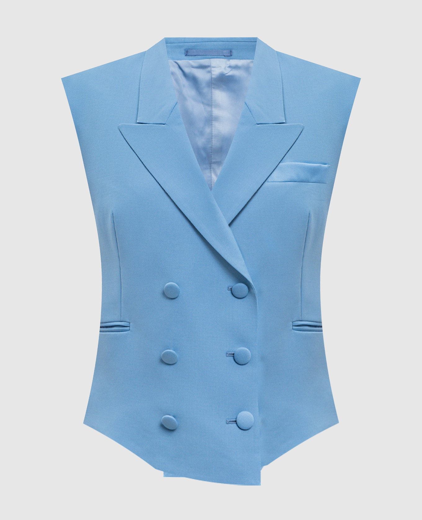 Синий жилет из шерсти, Трикотажные
Синий жилет из шерсти, Трикотажные