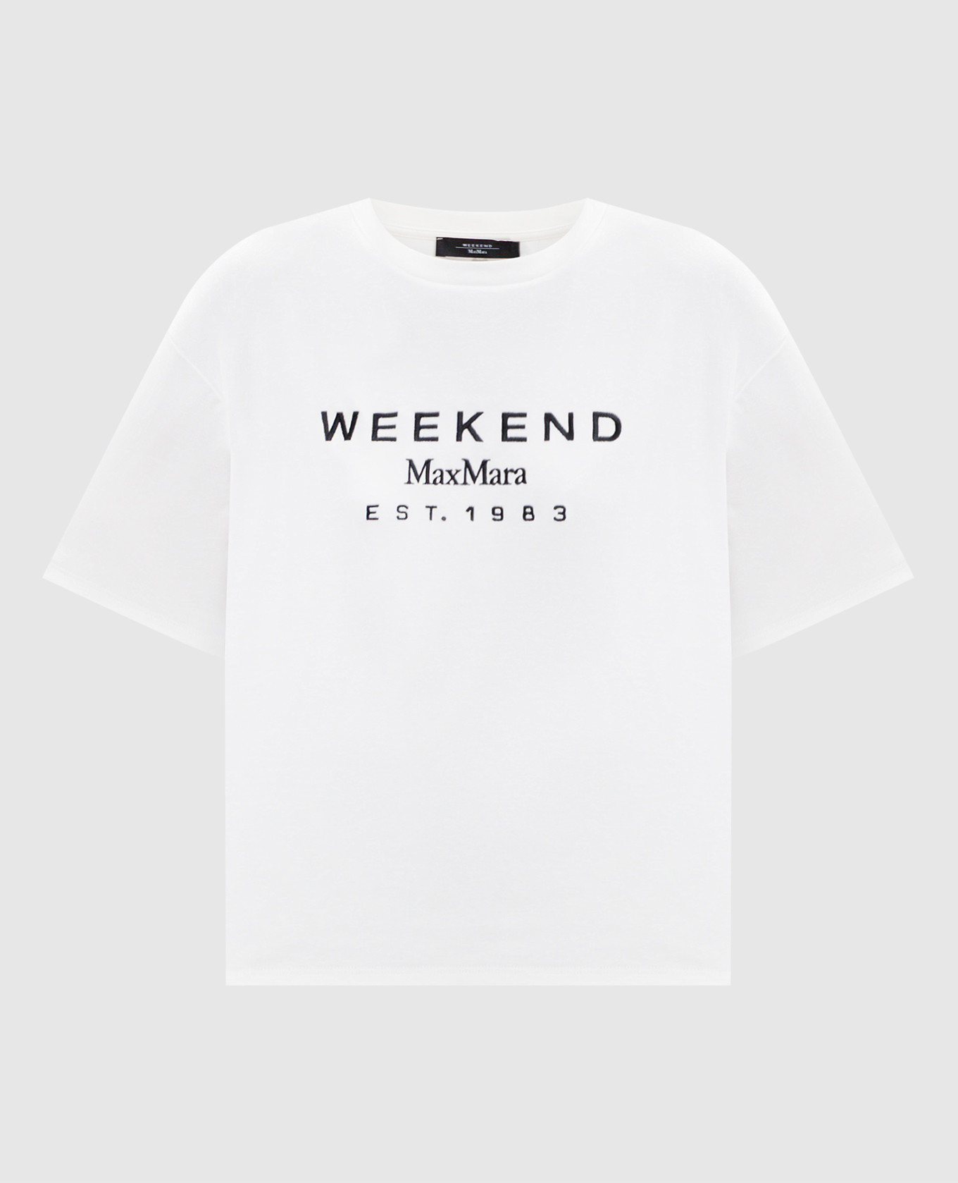 Белая футболка с вышивкой логотипа, Белый, Футболки
Белая футболка с вышивкой логотипа, Белый, Футболки