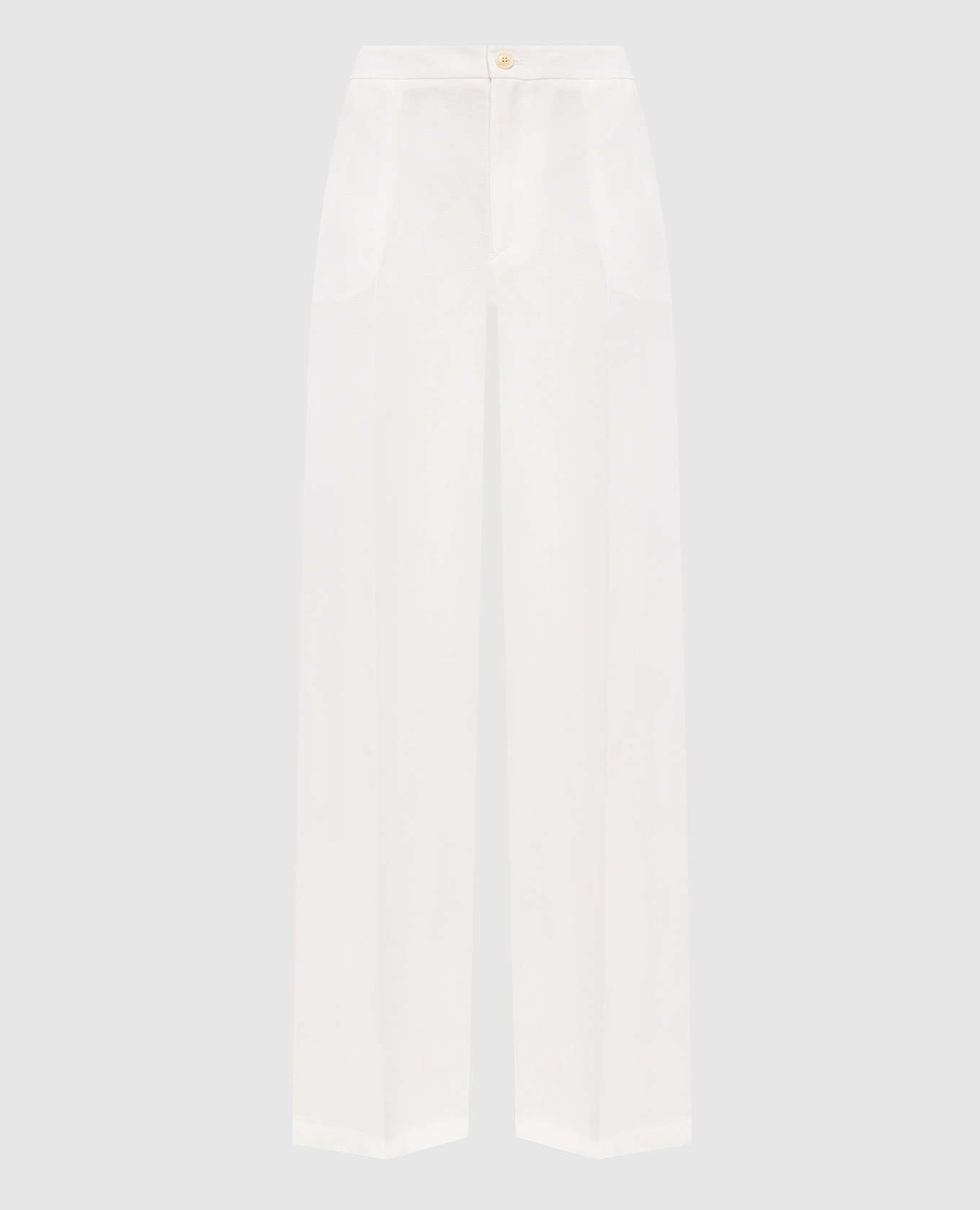 Белые брюки с льном, Белый, Широкие брюки
Белые брюки с льном, Белый, Широкие брюки