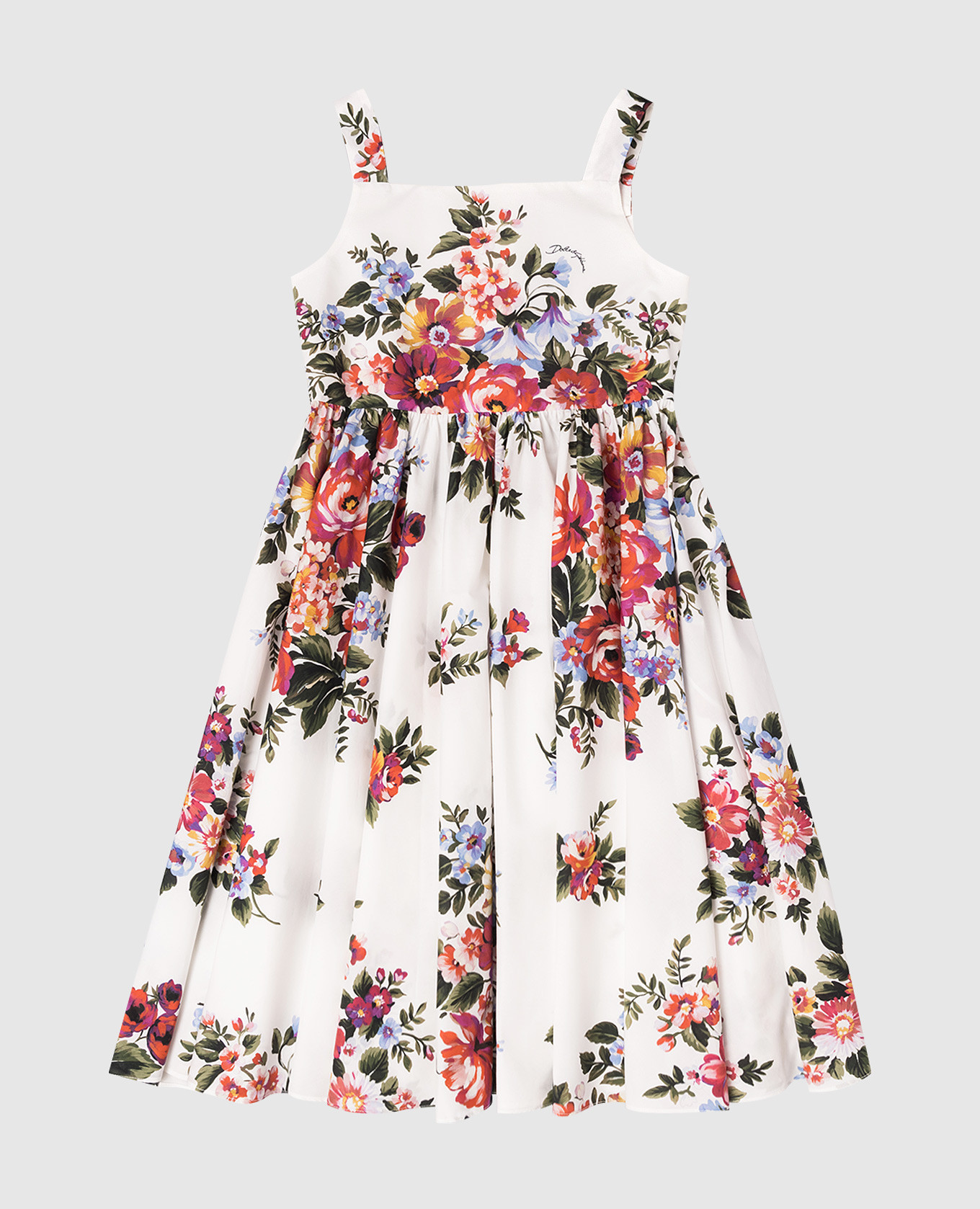 Детское белое платье в цветочный принт, Белый, Платья Миди
Детское белое платье в цветочный принт, Белый, Платья Миди