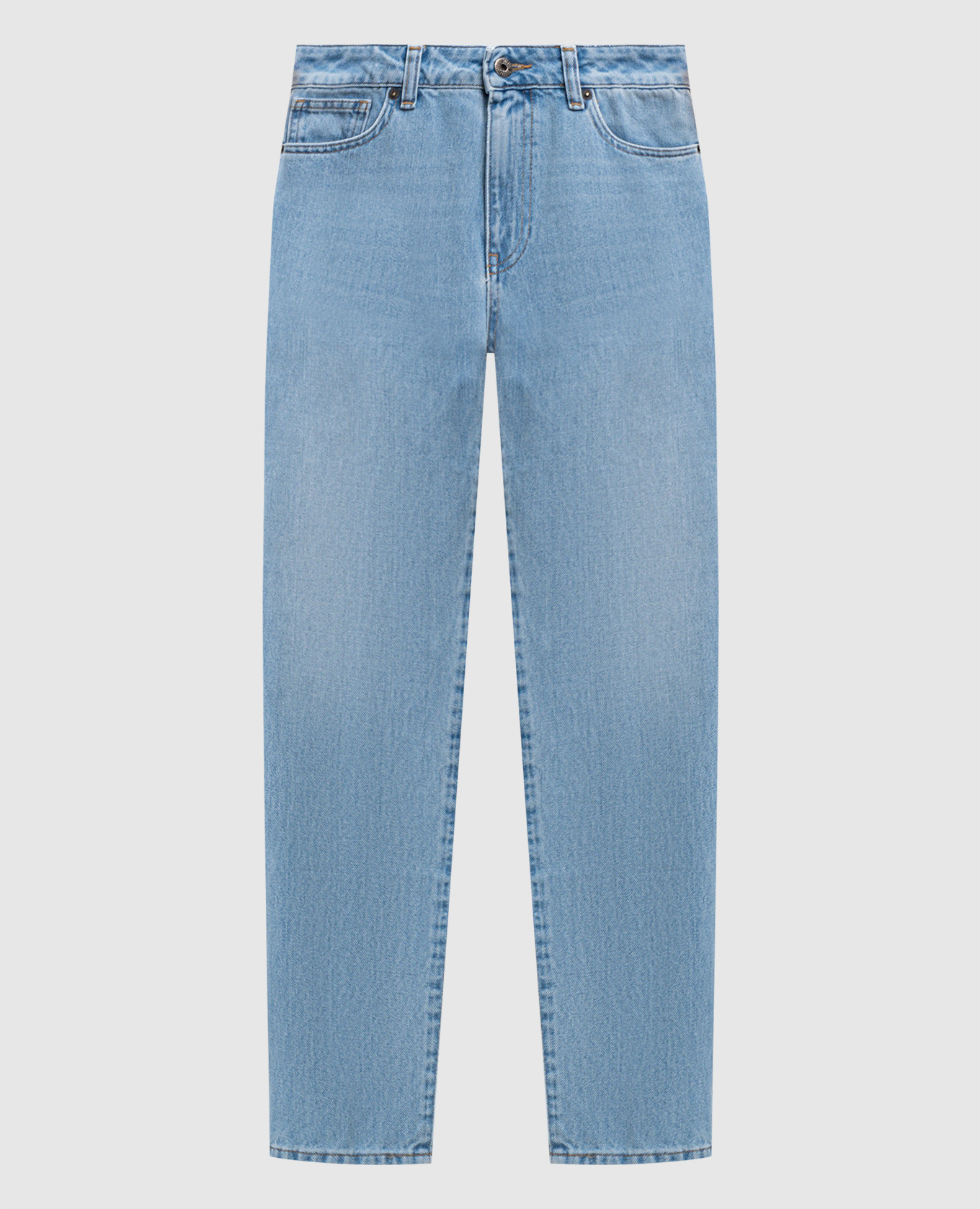 Голубые джинсы с логотип патч, Голубой, Зауженные джинсы
Голубые джинсы с логотип патч, Голубой, Зауженные джинсы