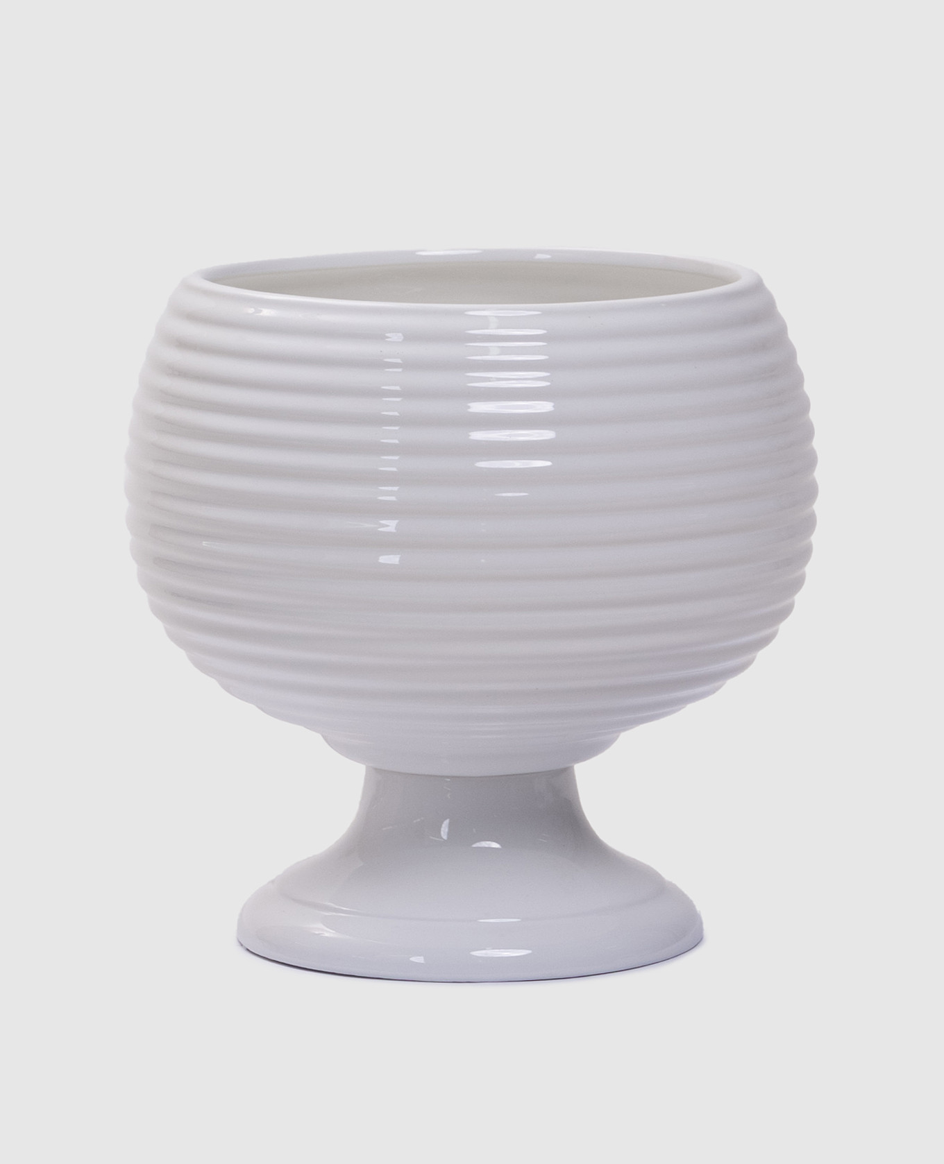 Белое кашпо из керамики, Белый, Декор
Белое кашпо из керамики, Белый, Декор