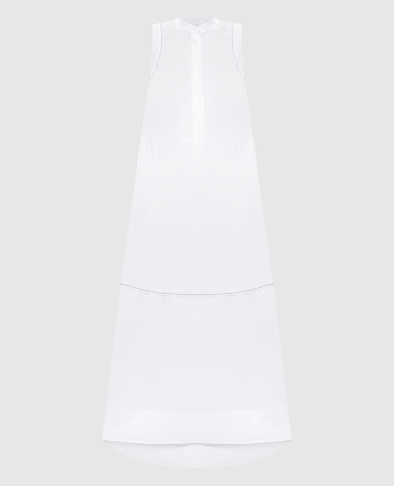 Белое платье миди из льна, Белый, Повседневные платья
Белое платье миди из льна, Белый, Повседневные платья