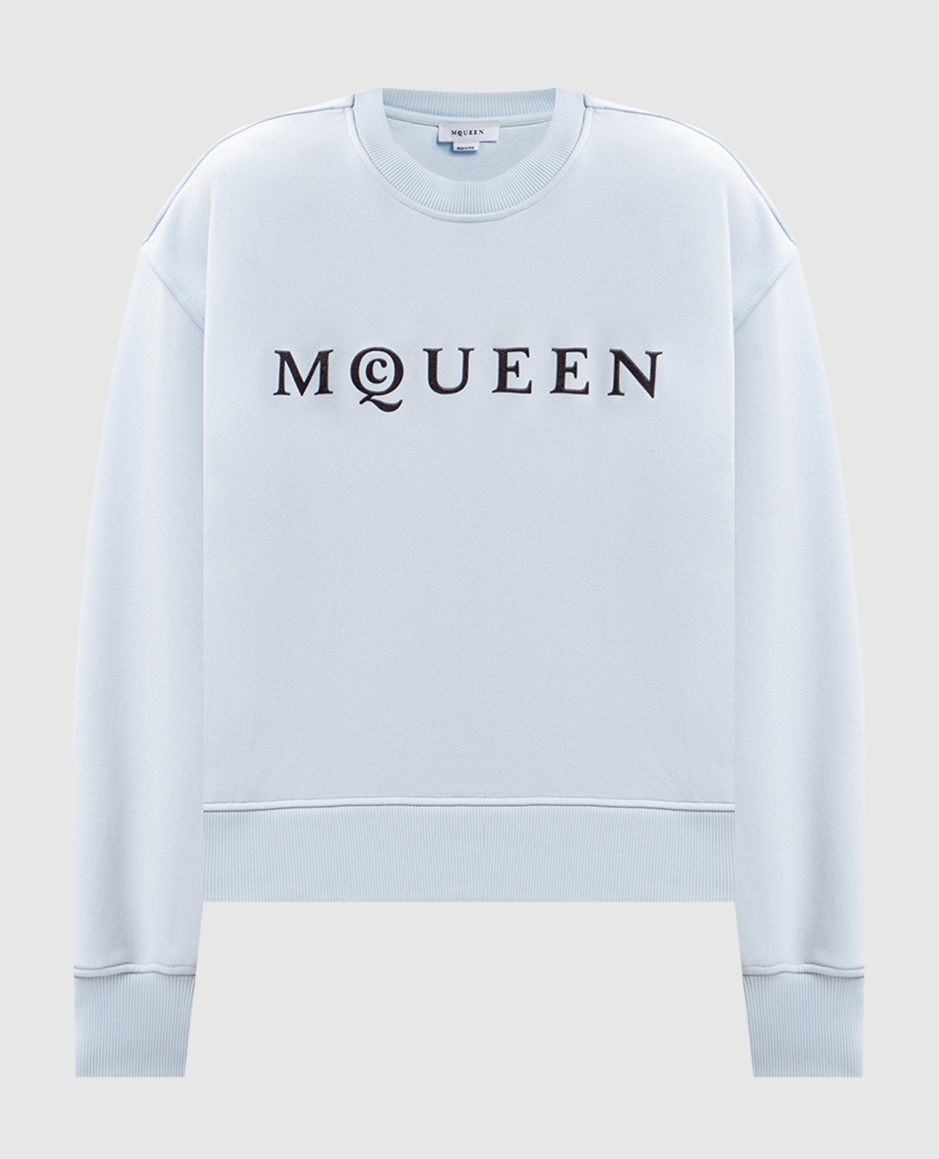 Голубой свитшот с фактурным логотипом, Свитшоты
Голубой свитшот с фактурным логотипом, Свитшоты