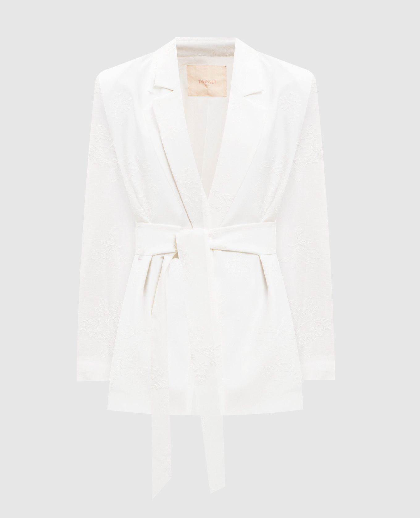 Жакет цвета айвори на запах с вышивкой, Бежевый, Жакеты
Жакет цвета айвори на запах с вышивкой, Бежевый, Жакеты