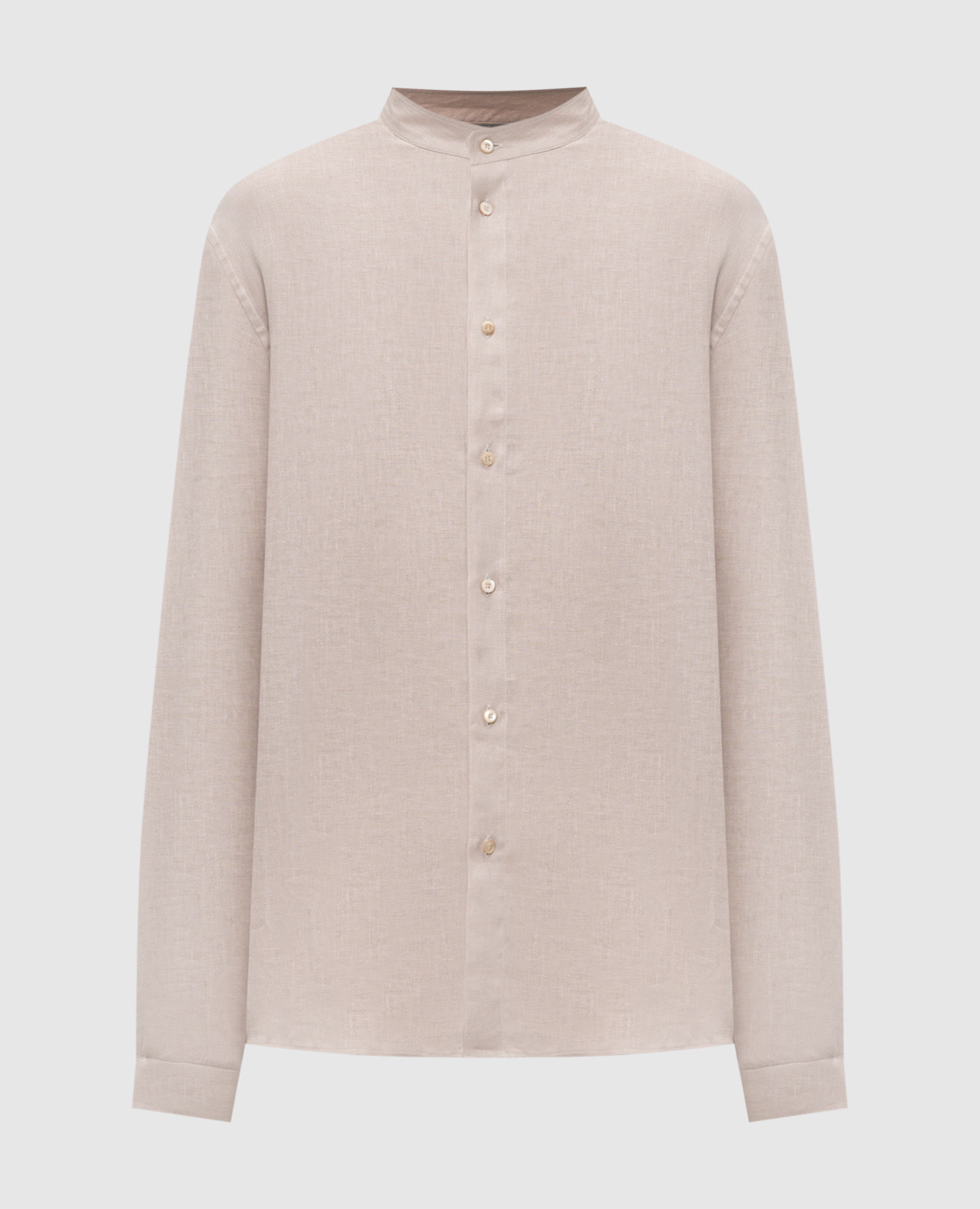 Бежевая рубашка из льна, Бежевый, Рубашки
Бежевая рубашка из льна, Бежевый, Рубашки