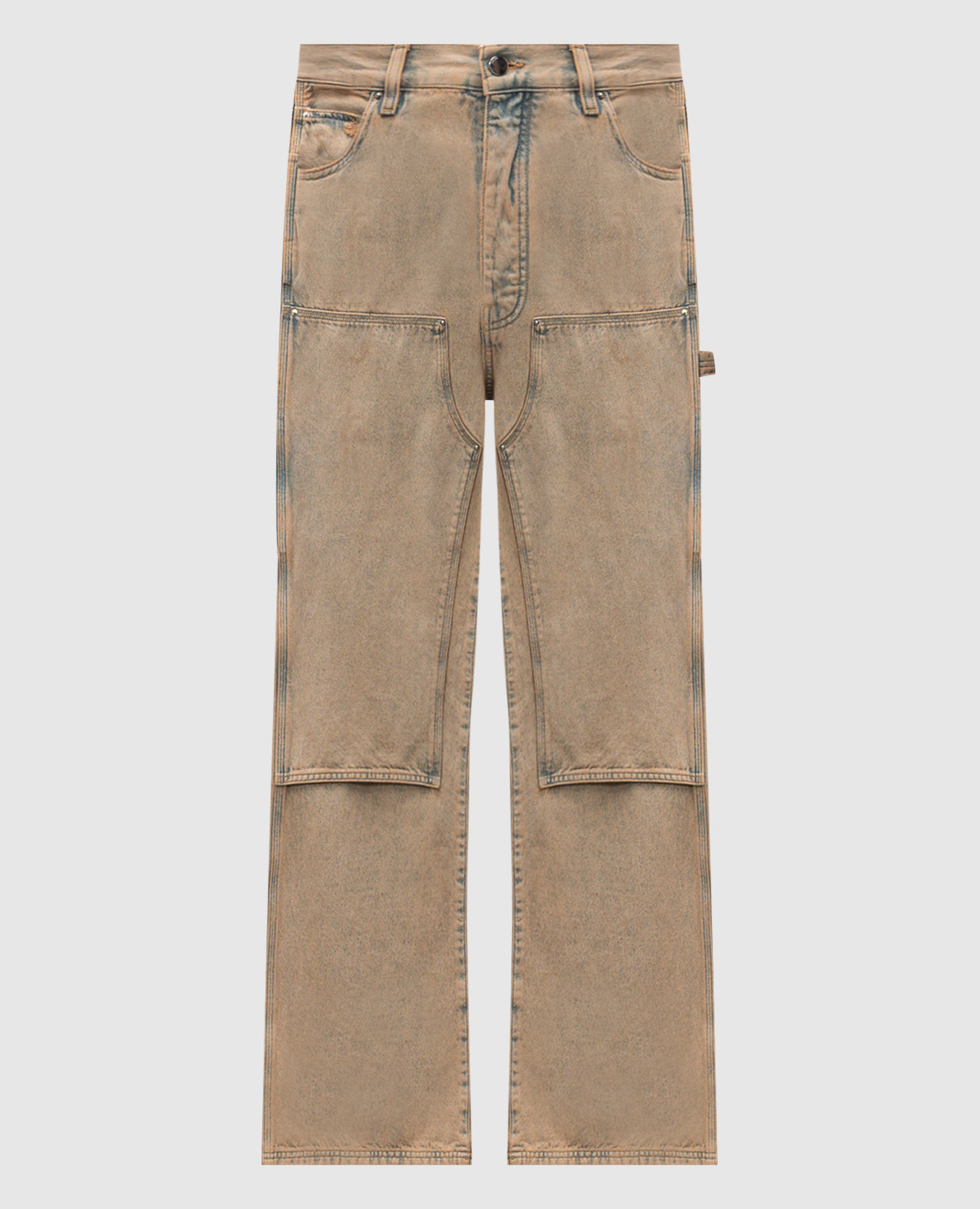 Бежевые джинсы Carpenter, Бежевый, Прямые джинсы
Бежевые джинсы Carpenter, Бежевый, Прямые джинсы