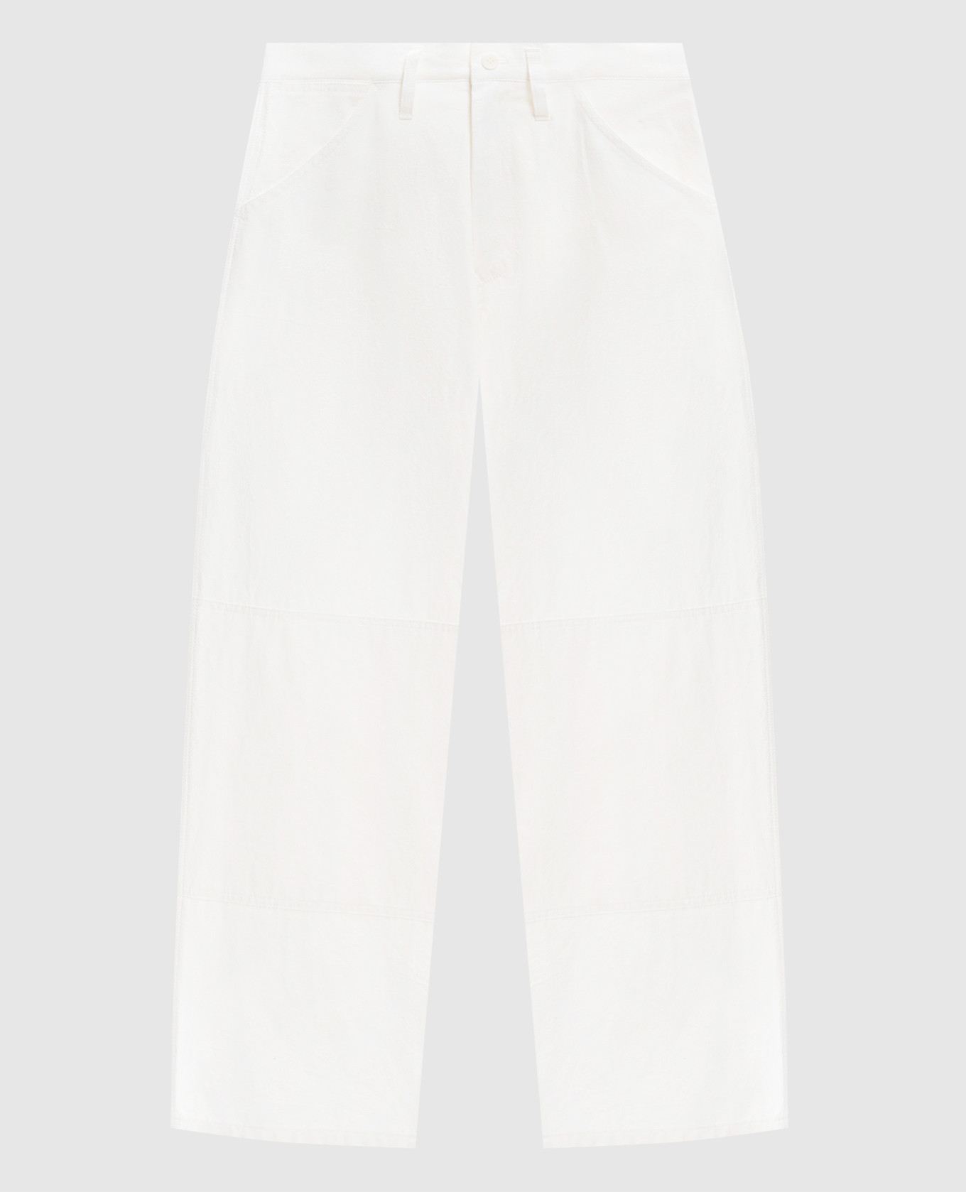 Белые брюки с льном, Белый, Широкие брюки
Белые брюки с льном, Белый, Широкие брюки