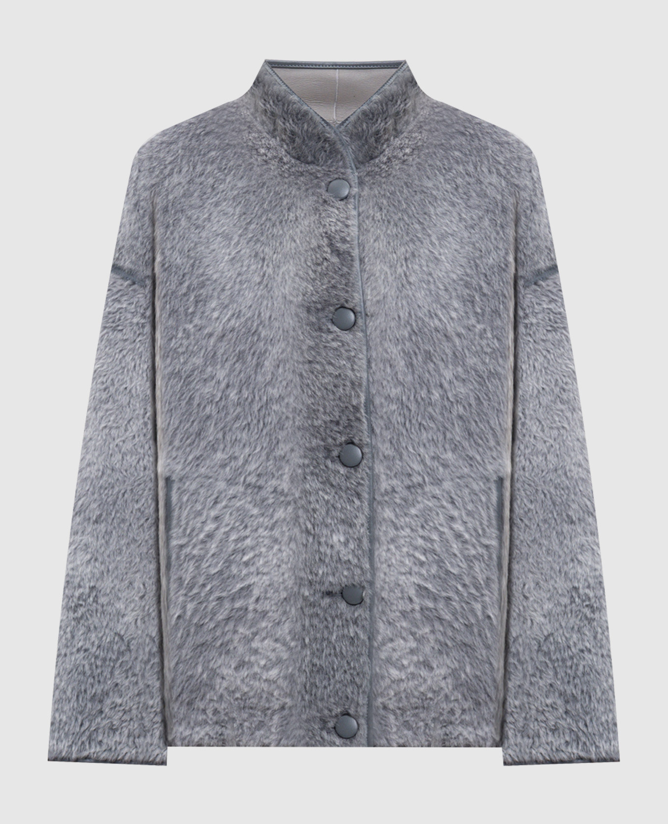 Серая укороченная дубленка с окантованием, Серый, Дубленки
Серая укороченная дубленка с окантованием, Серый, Дубленки