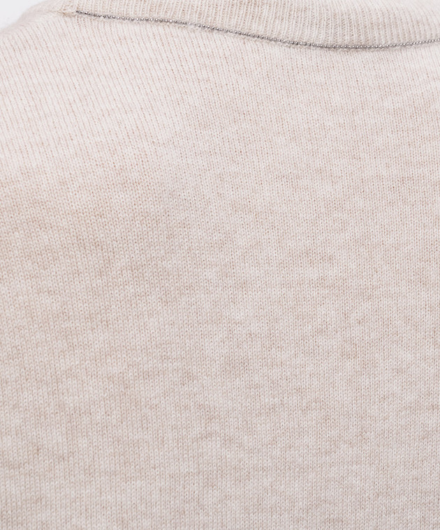 Brunello Cucinelli Бежевый гольф из кашемира M12150103P изображение 5