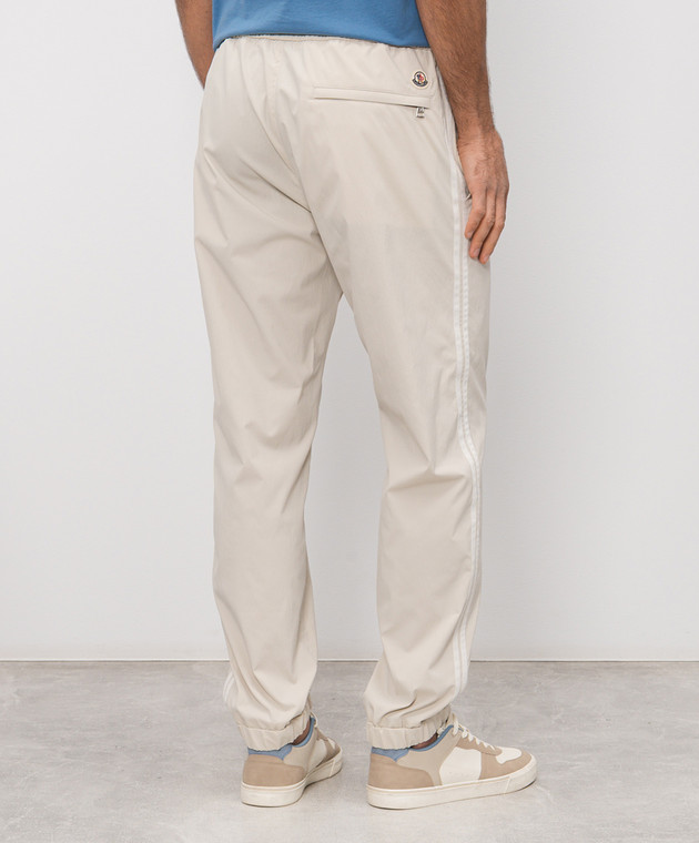 Moncler Бежевые джоггеры L10912A00022599DW изображение 3