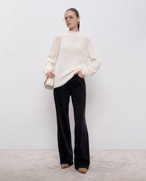 Twinset Чорні джинси з патчем логотипа 252TT2210