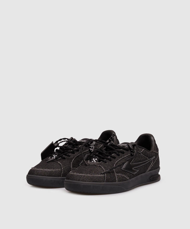 Off-White Чорні кросівки End Of Play OMIA2ALZ26DEN001 зображення 2