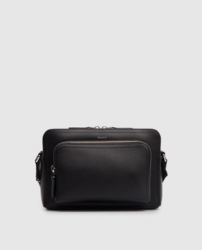 Bally Черная кожаная сумка Capitol MAC06IVT710