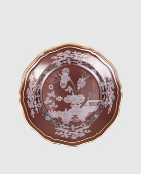 Ginori 1735 Коричневая фарфоровая тарелка для хлеба 003RG00FPT110010170