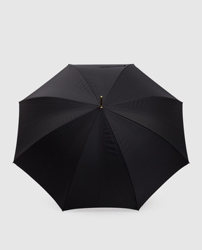 Pasotti Черный зонтик-трость Gold Lion OMIT479SCOTLAND513993