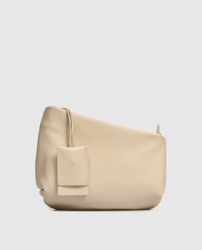 Marsell Бежева шкіряна сумка крос-боді Fantasmino MB0106P010