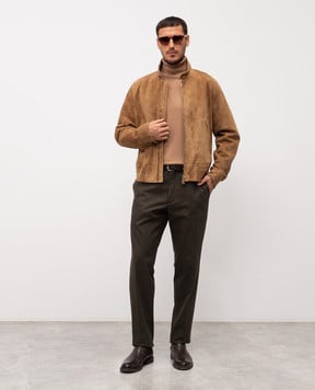 Loro Piana Коричневий гольф з кашеміру FAF9161