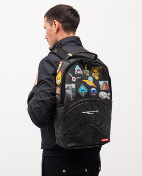 Sprayground Дитячий чорний рюкзак THE JOURNEY BEGINS 910B8286NSZ